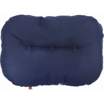Almofada Fábrica Pet Vic Xadrez Azul para Cães e Gatos