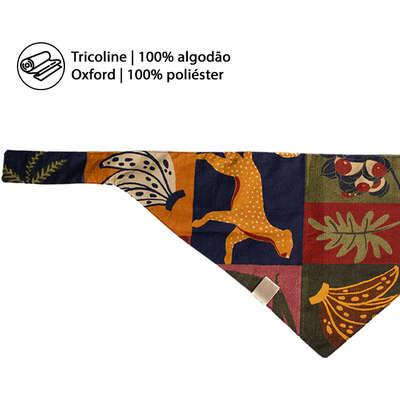 Bandana Fábrica Pet Pantanal para Cães e Gatos