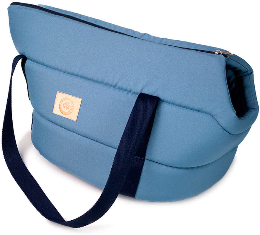 Bolsa de Transporte Aberta Granada Fábrica Pet Azul para Cães e Gatos - Tam. G