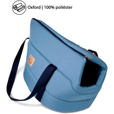 Bolsa de Transporte Aberta Granada Fábrica Pet Azul para Cães e Gatos