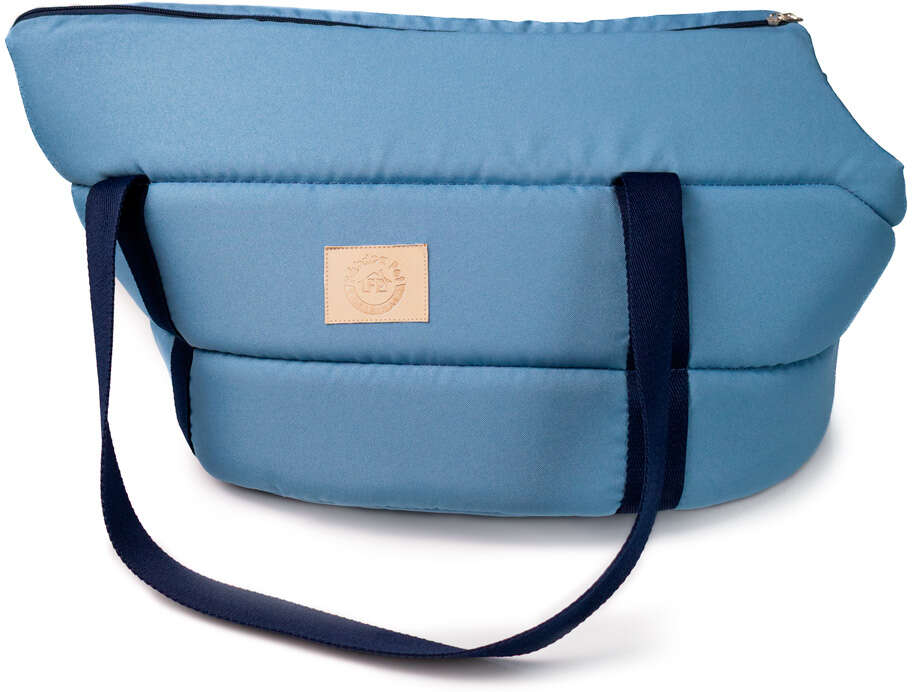 Bolsa de Transporte Aberta Granada Fábrica Pet Azul para Cães e Gatos - Tam. G