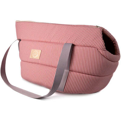 Bolsa de Transporte Aberta Home Fábrica Pet Rosé para Cães e Gatos”