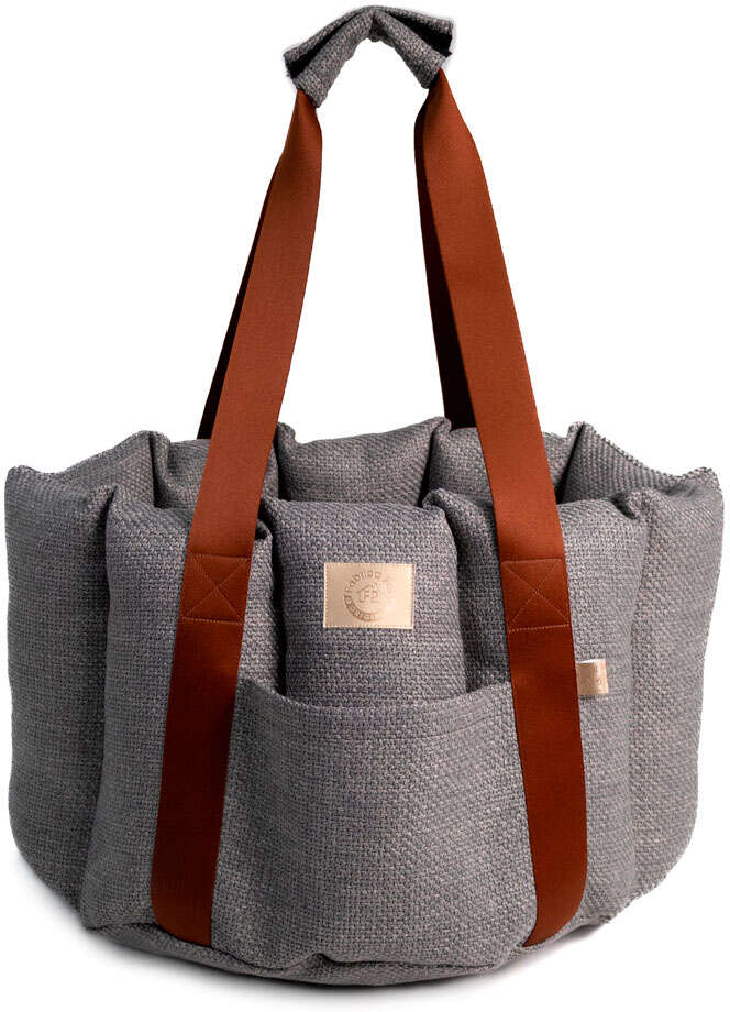 Bolsa de Transporte Gomo Malaga Fábrica Pet Cinza para Cães e Gatos - Tam. Único