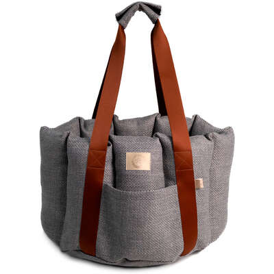 Bolsa de Transporte Gomo Malaga Fábrica Pet Cinza para Cães e Gatos