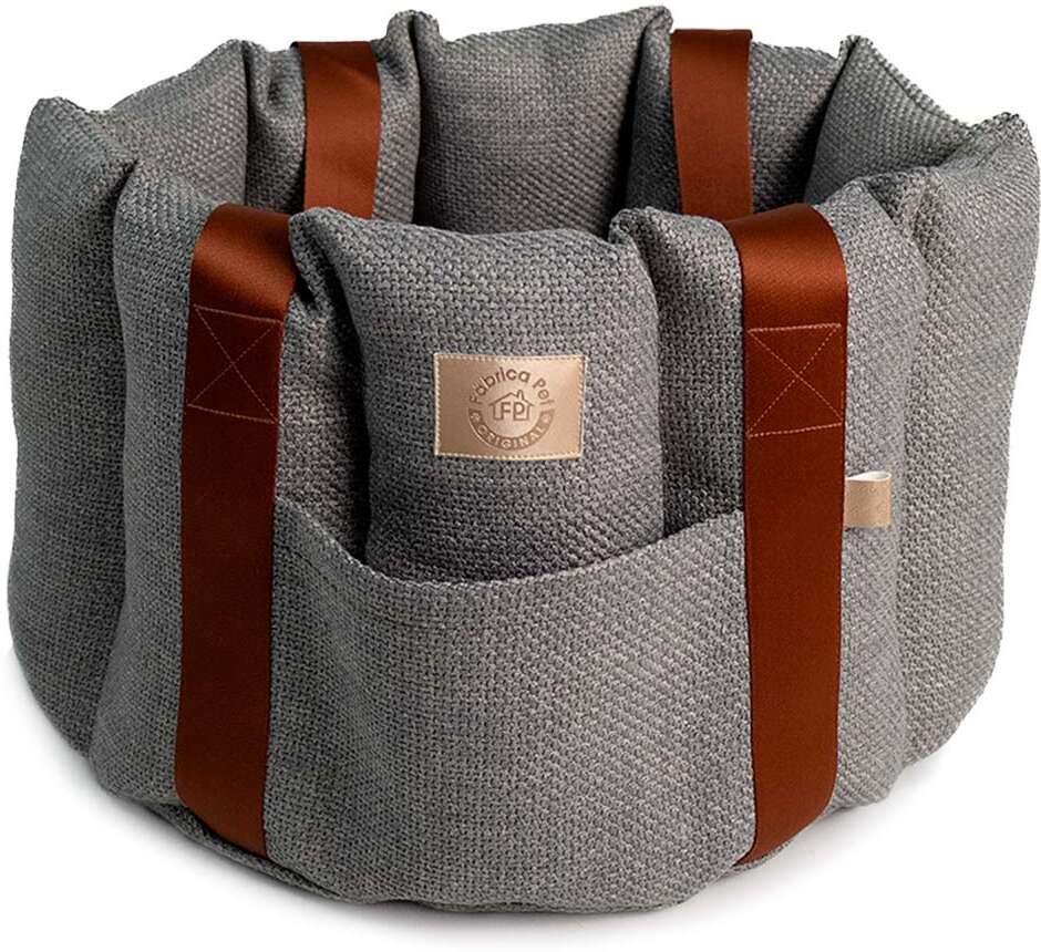 Bolsa de Transporte Gomo Malaga Fábrica Pet Cinza para Cães e Gatos - Tam. Único