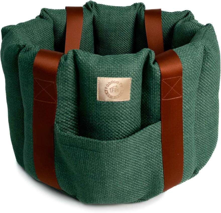 Bolsa de Transporte Gomo Malaga Fábrica Pet Verde para Cães e Gatos - Tam. Único