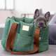 Bolsa de Transporte Gomo Malaga Fábrica Pet Verde para Cães e Gatos