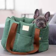 Bolsa de Transporte Gomo Malaga Fábrica Pet Verde para Cães e Gatos - Tam. Único