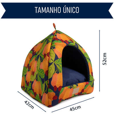 Cabana Fábrica Pet Cajú para Cães e Gatos