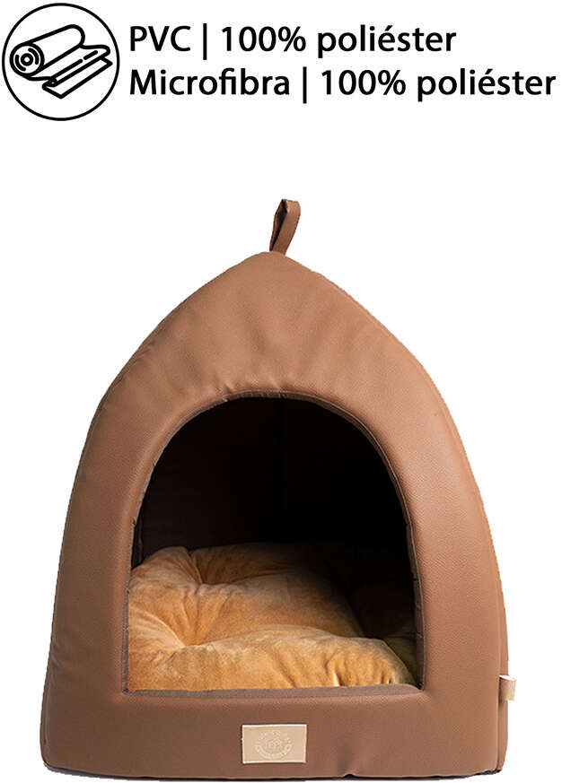 Cabana Fábrica Pet Cordoba Marrom para Cães e Gatos - Tam. Único