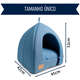 Cabana Fábrica Pet Granada Azul para Cães e Gatos