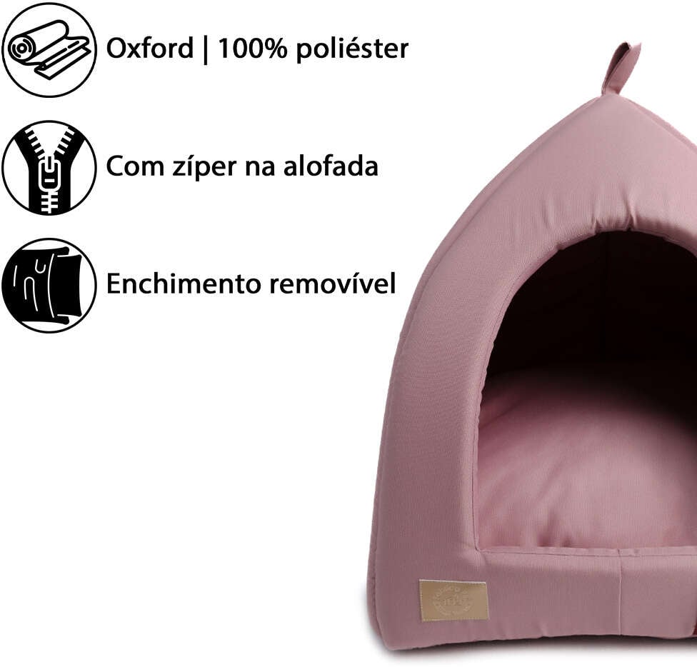 Cabana Fábrica Pet Granada Rosé para Cães e Gatos - Tam. Único