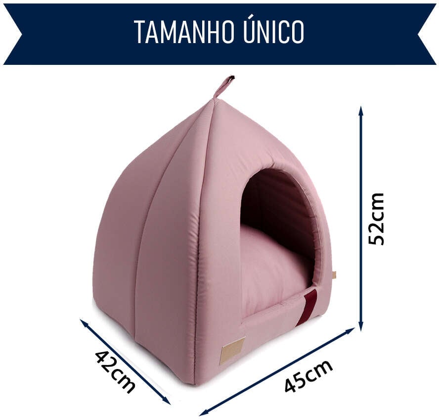Cabana Fábrica Pet Granada Rosé para Cães e Gatos - Tam. Único