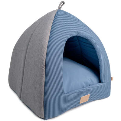 Cabana Fábrica Pet Home Azul para Cães e Gatos