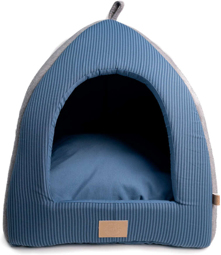 Cabana Fábrica Pet Home Azul para Cães e Gatos - Tam. Único