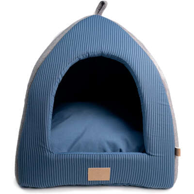 Cabana Fábrica Pet Home Azul para Cães e Gatos