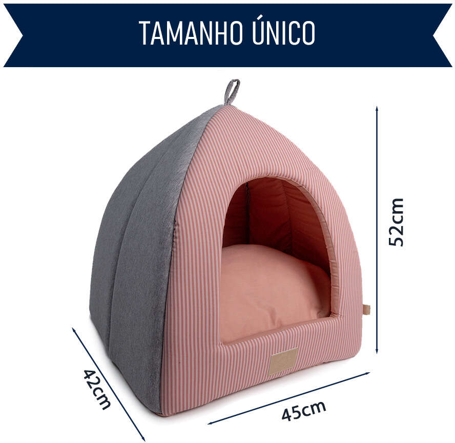 Cabana Fábrica Pet Home Rosé para Cães e Gatos - Tam. Único