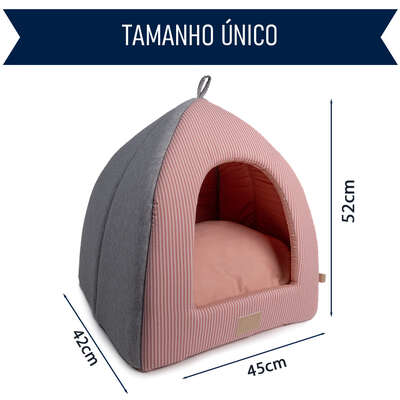 Cabana Fábrica Pet Home Rosé para Cães e Gatos