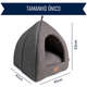 Cabana Fábrica Pet Malaga Cinza para Cães e Gatos