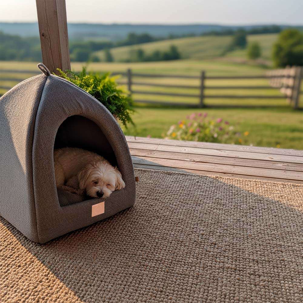 Cabana Fábrica Pet Malaga Cinza para Cães e Gatos - Tam. Único