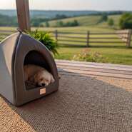 Cabana Fábrica Pet Malaga Cinza para Cães e Gatos - Tam. Único