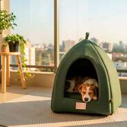Cabana Fábrica Pet Malaga Verde para Cães e Gatos - Tam. Único