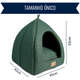 Cabana Fábrica Pet Malaga Verde para Cães e Gatos