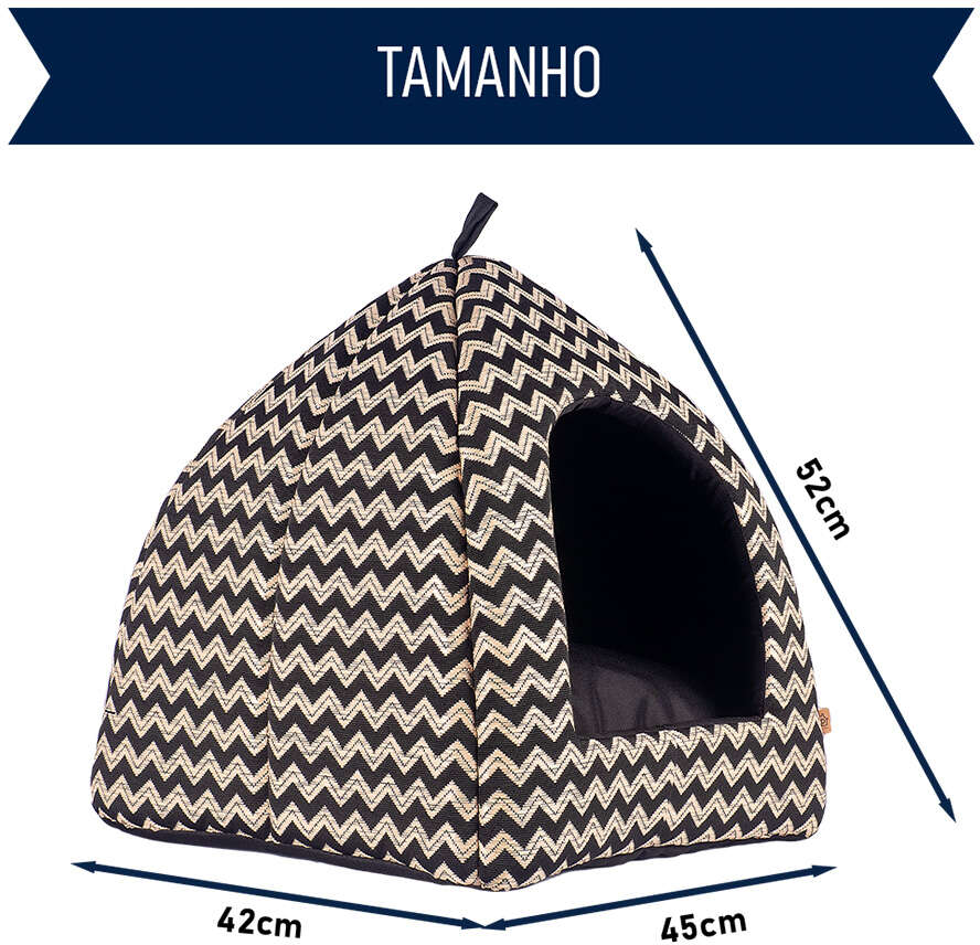 Cabana Fábrica Pet Missoni para Cães e Gatos - Tam. Único