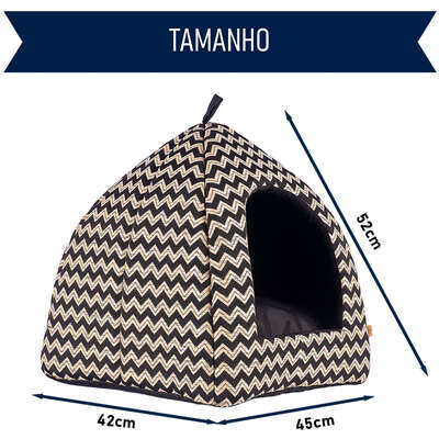 Cabana Fábrica Pet Missoni para Cães e Gatos