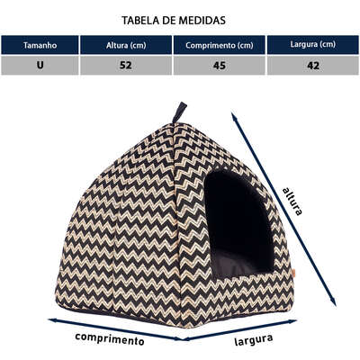 Cabana Fábrica Pet Missoni para Cães e Gatos