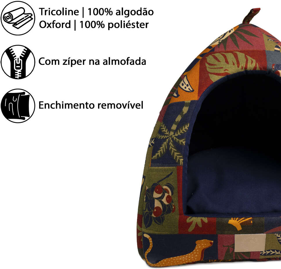 Cabana Fábrica Pet Pantanal para Cães e Gatos - Tam. Único