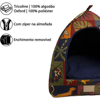 Cabana Fábrica Pet Pantanal para Cães e Gatos