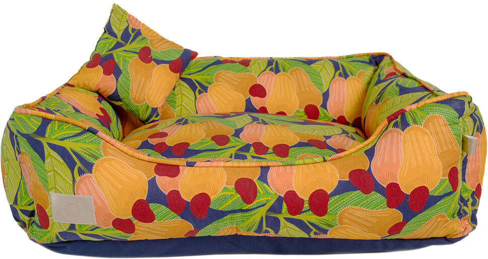 Cama Fábrica Pet Cajú Laranja para Cães e Gatos - Tam. M