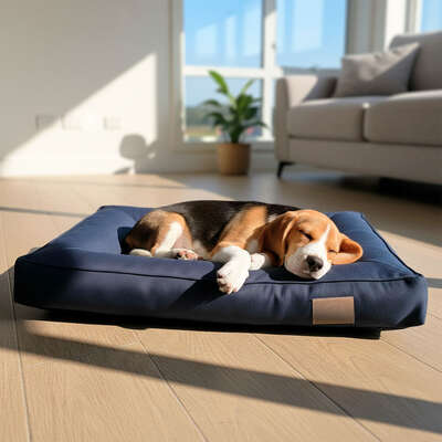 Cama Fábrica Pet Flat Cordoba Marinho para Cães e Gatos