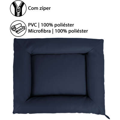 Cama Fábrica Pet Flat Cordoba Marinho para Cães e Gatos