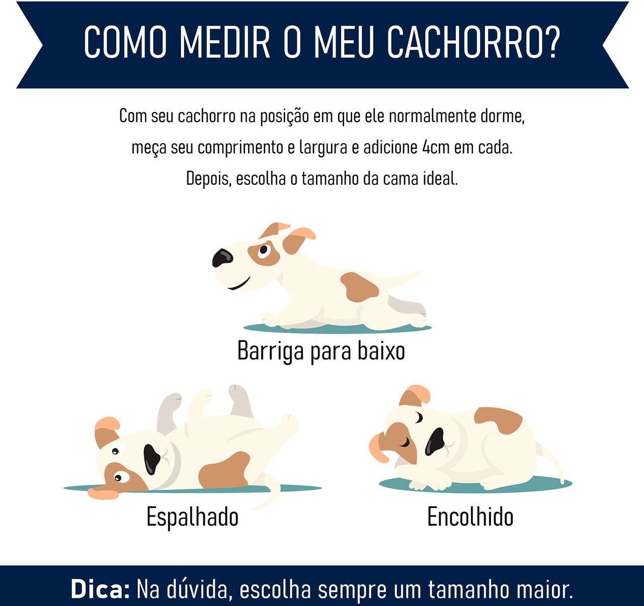 Cama Fábrica Pet Flat Cordoba Marinho para Cães e Gatos - Tam. G
