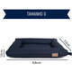 Cama Fábrica Pet Flat Cordoba Marinho para Cães e Gatos