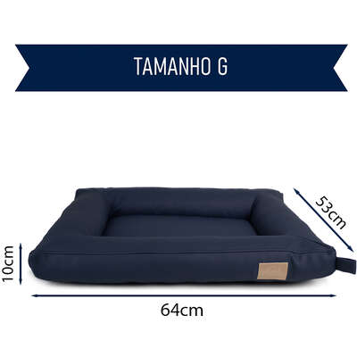 Cama Fábrica Pet Flat Cordoba Marinho para Cães e Gatos