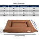 Cama Fábrica Pet Flat Cordoba Marrom para Cães e Gatos