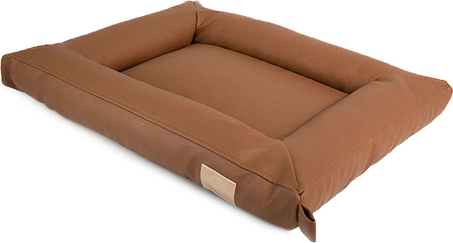 Cama Fábrica Pet Flat Cordoba Marrom para Cães e Gatos - Tam. M