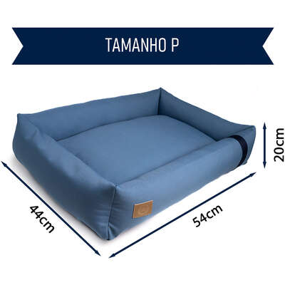 Cama Fábrica Pet Granada Azul para Cães e Gatos