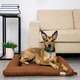Cama Fábrica Pet Flat Cordoba Marrom para Cães e Gatos