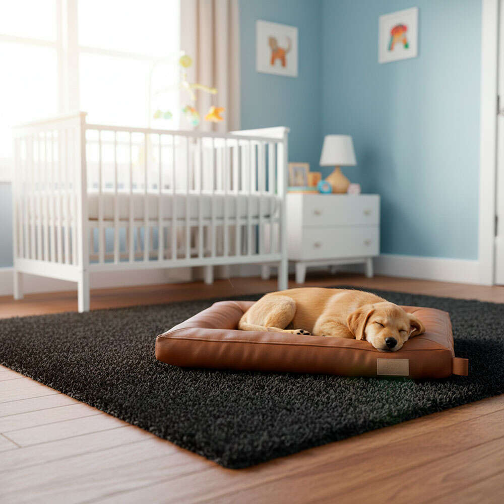 Cama Fábrica Pet Flat Cordoba Marrom para Cães e Gatos - Tam. M