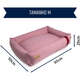 Cama Fábrica Pet Granada Rosé para Cães e Gatos