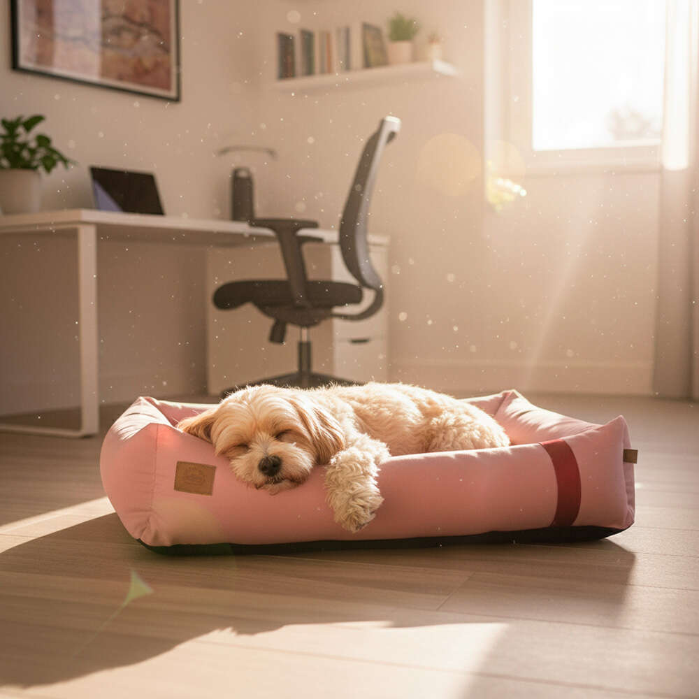Cama Fábrica Pet Granada Rosé para Cães e Gatos - Tam. M
