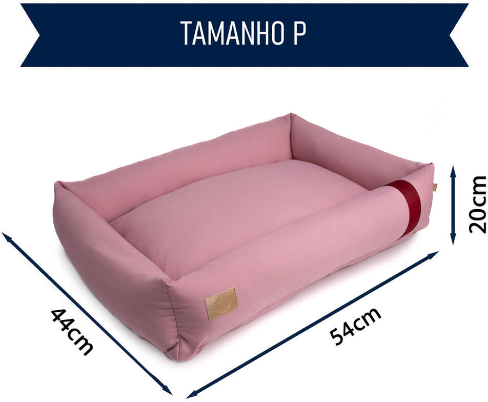 Cama Fábrica Pet Granada Rosé para Cães e Gatos - Tam. P