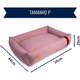 Cama Fábrica Pet Granada Rosé para Cães e Gatos