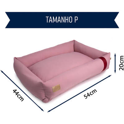 Cama Fábrica Pet Granada Rosé para Cães e Gatos