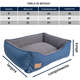 Cama Fábrica Pet Home Azul para Cães e Gatos