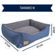 Cama Fábrica Pet Home Azul para Cães e Gatos